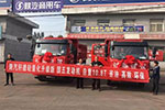 陜汽軒德進山西，現(xiàn)場訂車19臺