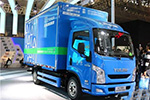 上汽躍進(jìn)攜EC100廂式物流車(chē)亮相成都新能源汽車(chē)峰會(huì)