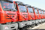 北奔重汽8X4自卸車交付客戶
