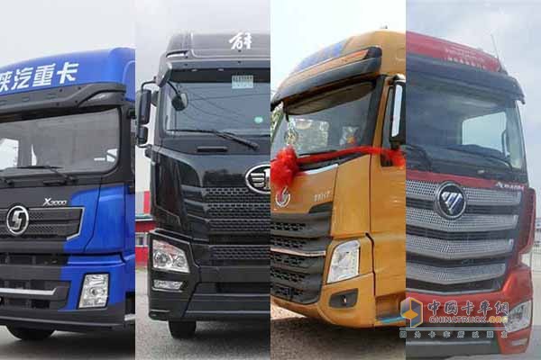 一汽解放青汽JH6、東風(fēng)柳汽乘龍H7、陜汽德龍X3000、福田歐曼EST都有搭載WP13 550馬力發(fā)動機的車型