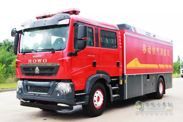 中國(guó)重汽移動(dòng)供氣消防車