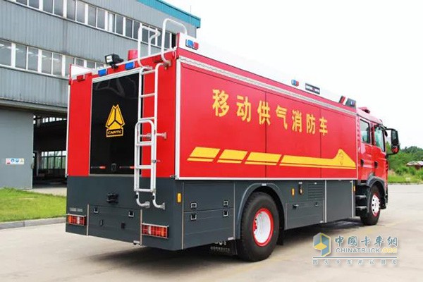中國(guó)重汽移動(dòng)供氣消防車