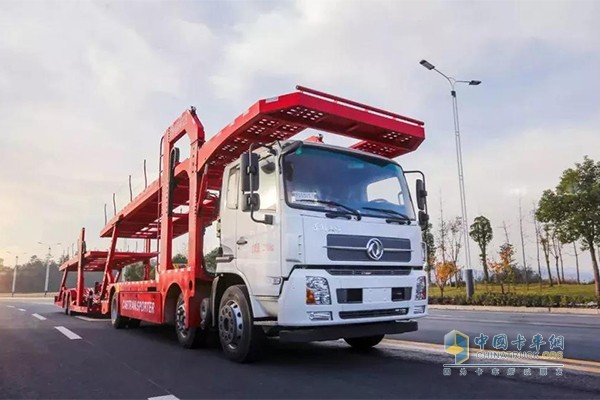 東風天錦中置軸轎運車