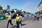 為跑者們打Call，徐工霧炮車助力金標(biāo)蘭馬！