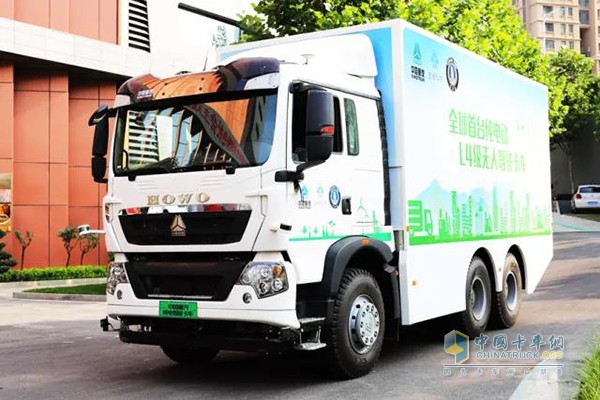 HOWO純電動自動駕駛牽引車