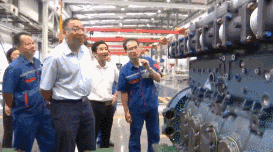 一汽解放發(fā)動機事業(yè)部黨委書記、總經(jīng)理錢恒榮就率研發(fā)、生產(chǎn)、銷售、管理等各線管理層到玉柴