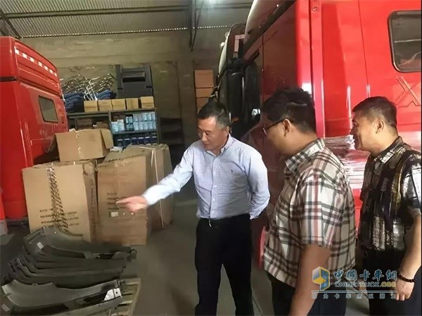 徐工汽車羅總現(xiàn)場(chǎng)調(diào)研備件儲(chǔ)運(yùn)管理
