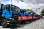 新訂單！37輛東風天龍KC環(huán)保渣土車落戶青島！