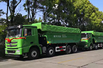 捍衛(wèi)上海綠水青山，漢風(fēng)城市渣土車批量交付用戶