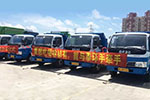 東風(fēng)力拓T5自卸車(chē)化身環(huán)衛(wèi)先鋒