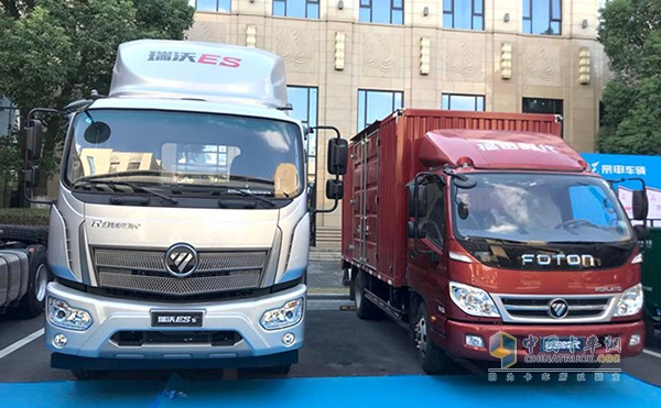 新車搭載福田智科車聯(lián)網系統(tǒng)，為用戶提供“智慧互聯(lián)+大數(shù)據(jù)”智能化服務解決方案