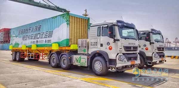 全球首臺(tái)無人駕駛電動(dòng)卡車港口試運(yùn)營(yíng)