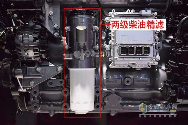 WP9H發(fā)動機(jī)兩級柴油精濾布局獨(dú)特