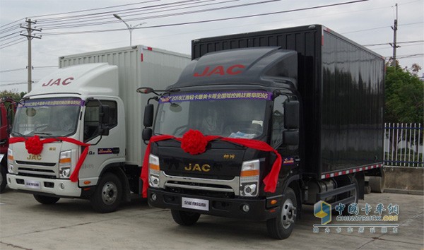 ?加恩科技在購車方面步步為營，分批次購買江淮帥鈴