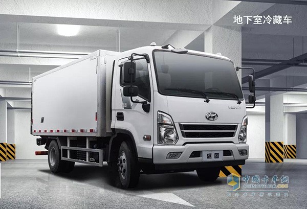 四川現(xiàn)代盛圖地下室冷藏車車廂符合實(shí)際用車要求