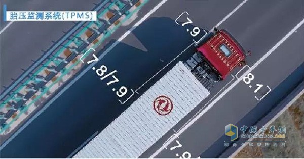 2019款的天龍旗艦胎壓監(jiān)測