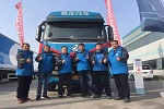 百世快遞信賴的“快遞專家”---乘龍快遞運輸車