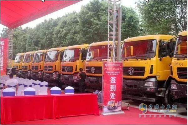 簽售145輛！廣州藍(lán)天計(jì)劃，東風(fēng)天龍KC在行動(dòng)