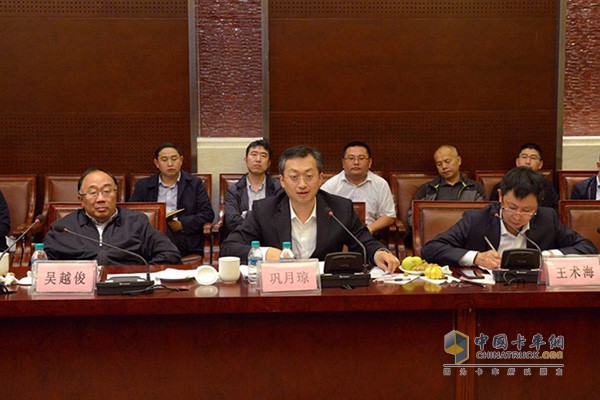 福田汽車黨委書記、總經(jīng)理鞏月瓊