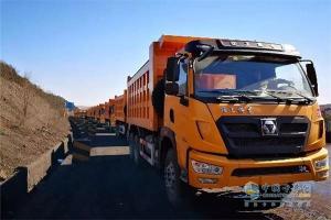 捷報頻傳！ 120臺徐工重卡非公路自卸車批量發(fā)往山西