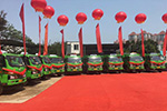為泉州建設(shè)提速 20臺(tái)江淮渣土車交車