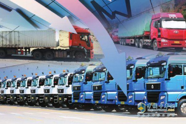 重型貨車累計銷售118757輛，同比下降3.31%