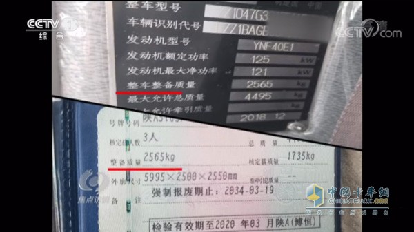 整車(chē)整備質(zhì)量相同