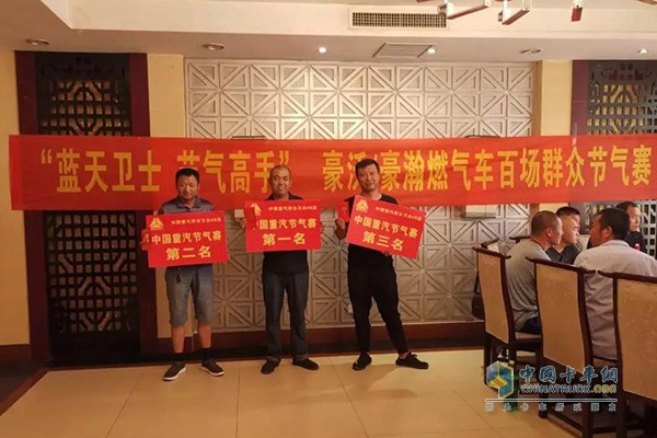 “藍(lán)天衛(wèi)士，節(jié)氣高手”節(jié)氣賽前三名