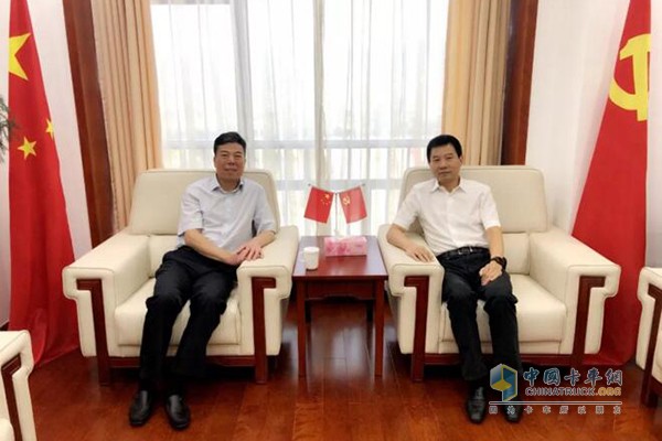 陜西省副省長會見法士特董事長嚴(yán)鑒鉑