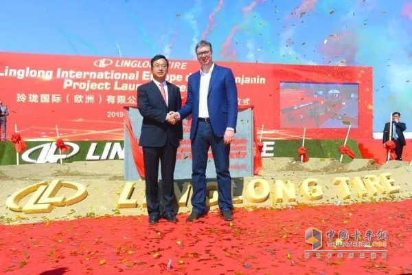 塞爾維亞工廠于2019年3月奠基成為中國第一個(gè)在歐洲建廠的輪胎企業(yè)