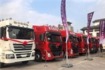 陜汽軒德牽引車登陸江蘇，現(xiàn)場交付30輛簽約96輛