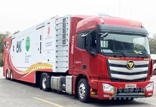 福田戴姆勒汽車攜手華為率先開啟5G環(huán)境下V2X新時(shí)代，將5G技術(shù)融入歐曼超級(jí)重卡