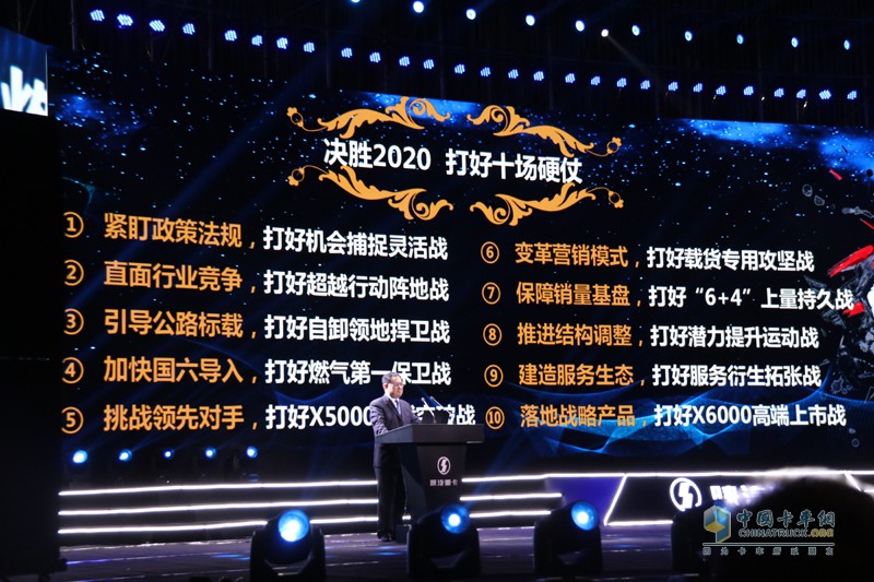 全力以赴挑戰(zhàn)2020年18萬輛！陜汽重卡出發(fā)啦！