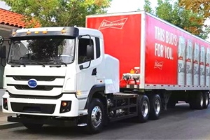 21臺純電動重型卡車被百威啤酒選中 比亞迪為何這次又是你？