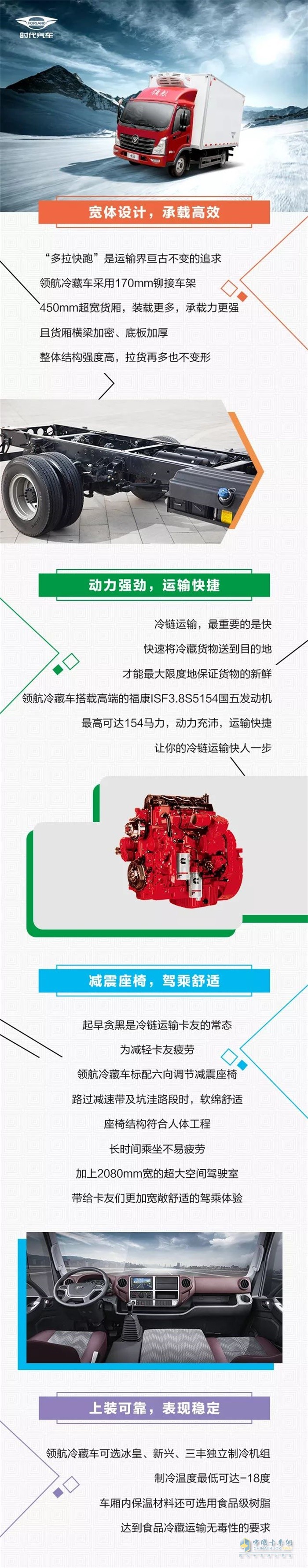 時代領(lǐng)航冷藏車
