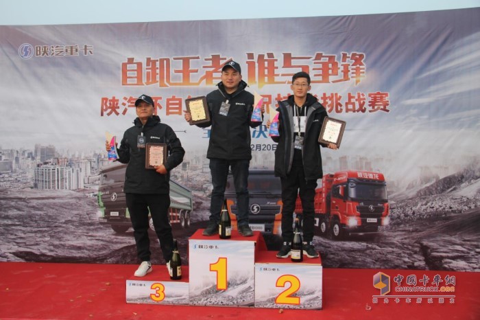 陜汽杯自卸車實(shí)況技巧挑戰(zhàn)賽總決賽冠、亞、季軍
