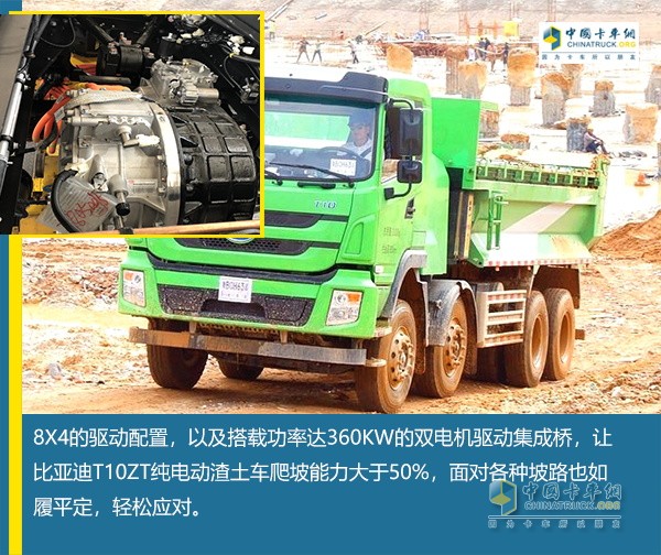 比亞迪T10ZT純電動渣土車