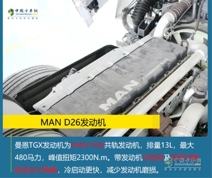 曼恩TGX采用D2676LF07發(fā)動(dòng)機(jī)
