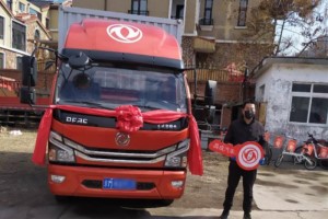 對東風(fēng)輕卡情有獨(dú)鐘 張道龍2個(gè)月連買5臺(tái)車