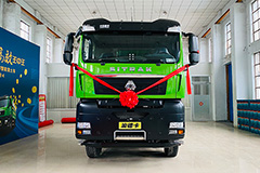 “全勤汕德卡，高效王中王”,中國重汽汕德卡6×4智能渣土車線上搶購會