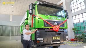 “全勤汕德卡，高效王中王”,中國重汽汕德卡6×4智能渣土車線上搶購會(huì)