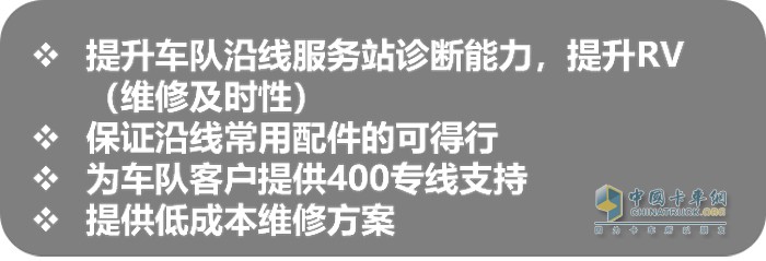阿康派提高車(chē)隊(duì)沿線服務(wù)站的診斷能力，提升RV