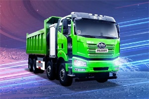 解放J6P 8X4純電動自卸車，助你悶聲發(fā)大財！