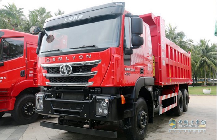 紅巖杰獅自卸車(chē)