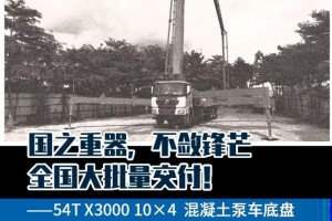 不斂鋒芒  國(guó)之重器-德龍X3000 54T泵車