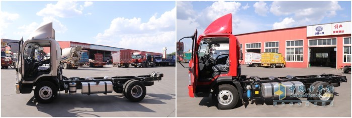 兩款車型的寬輪距、車架方面均有得天獨厚的優(yōu)勢