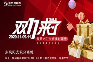 “雙十一”好評！“可靠”東風(fēng)商用車贏客戶贊譽(yù)