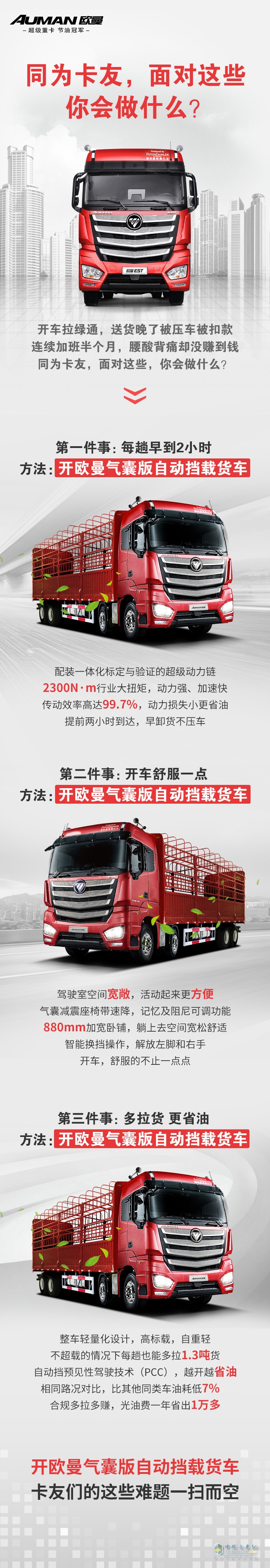 福田戴姆勒：同為卡友，面對這些你會做什么?