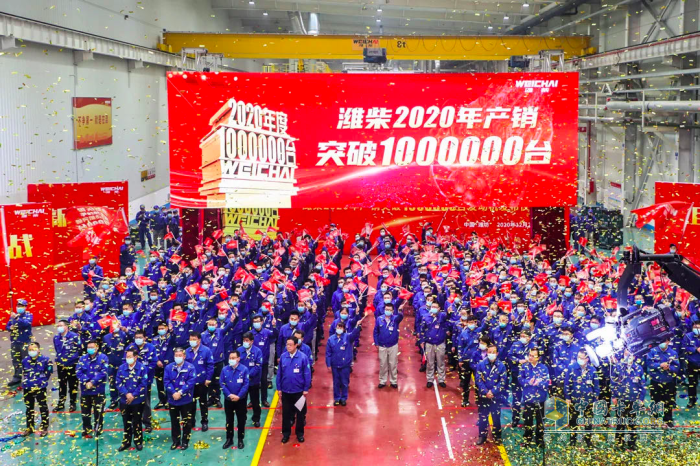 濰柴產(chǎn)銷各類發(fā)動機(jī)超過100萬臺
