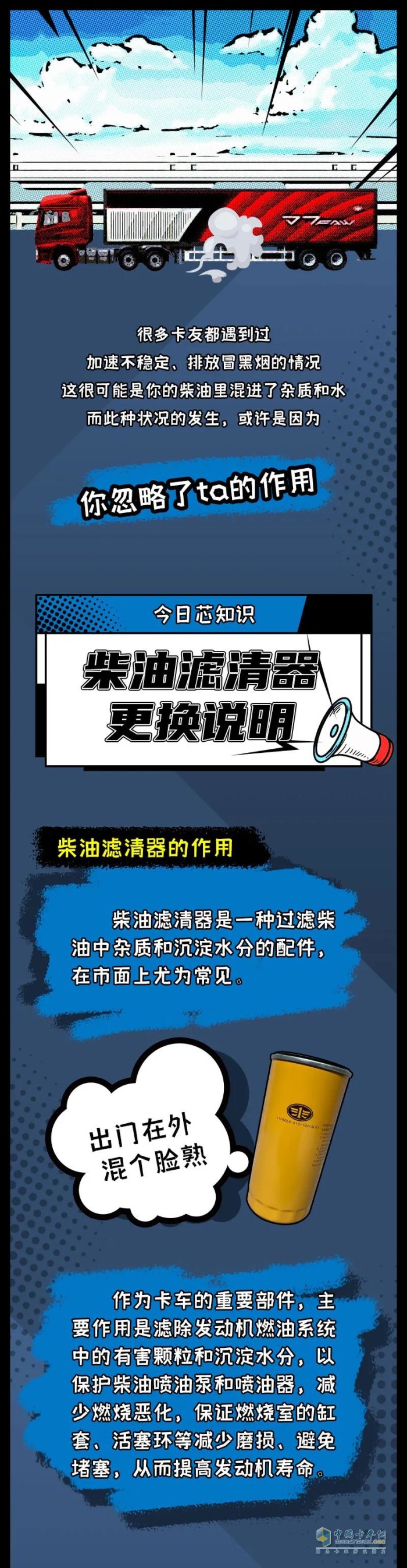 解放動力 柴油濾清器 機油濾清器